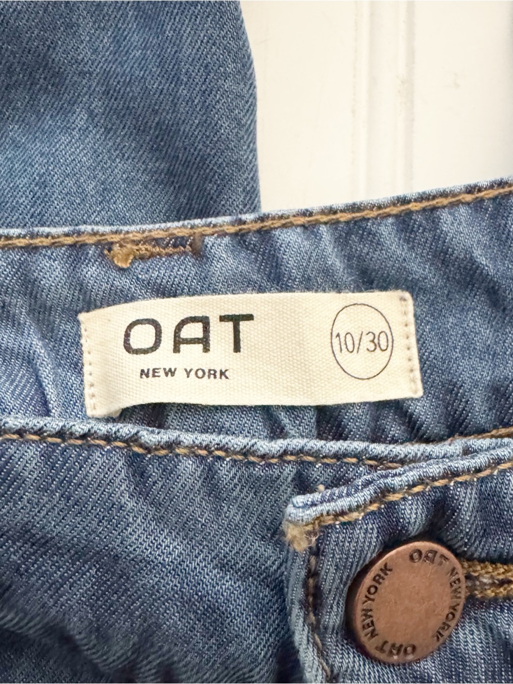 Oat New York High Rise Wide Leg Pants - Size 10 - Picture 4 of 6